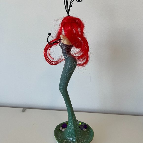 Ariel the little mermaid Doll Jewelry Stand Holder Mannequin Display Orgaziner - Picture 4 of 4
